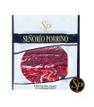 Christmas bundle of sliced ​​Iberian ham from Extremadura. Señorío Porrino