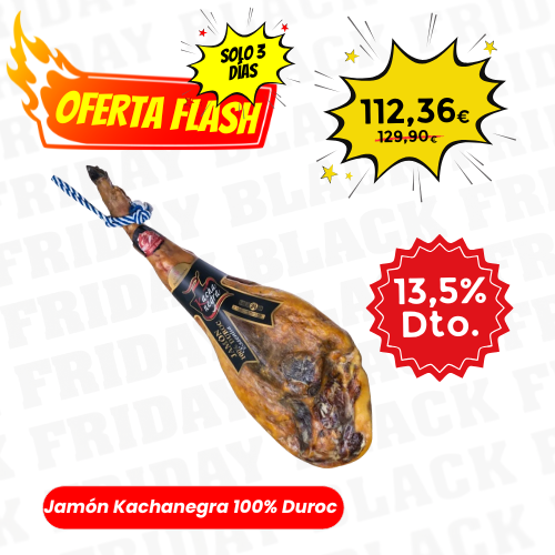 Jamón Kachanegra con regalo