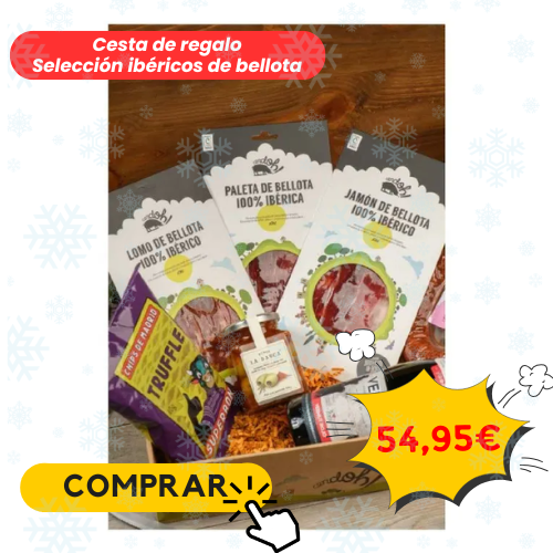 Cesta de regalo navidad