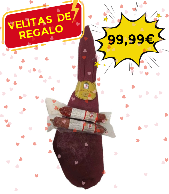 Caja Jamón Cebo de Campo 50% Ibérico loncheado