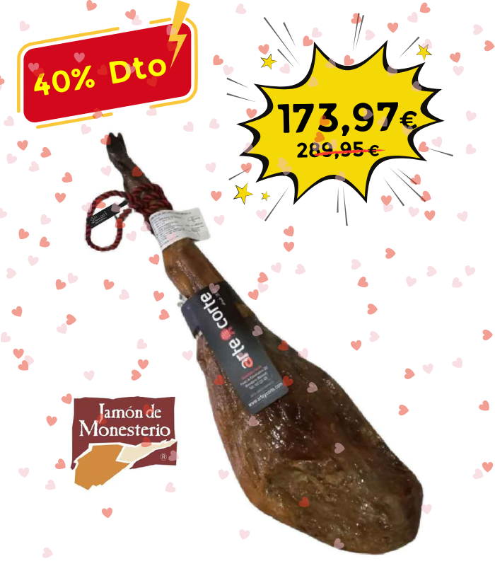 - Jamón Bellota 100% Ibérico Monesterio loncheado 