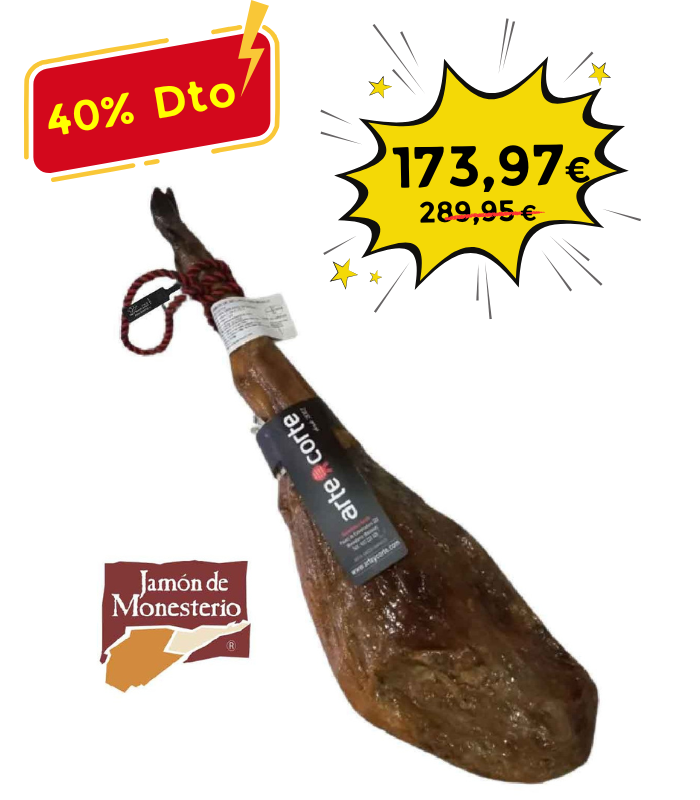 - Jamón Bellota 100% Ibérico Monesterio loncheado 