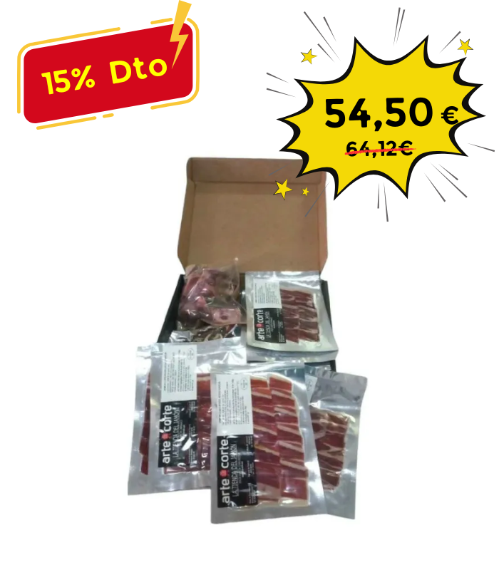 Paleta de Cebo 50% Ibérica Monesterio loncheado gratis