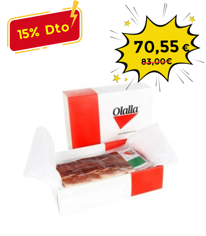 Caja Jamón Cebo de Campo 50% Ibérico loncheado