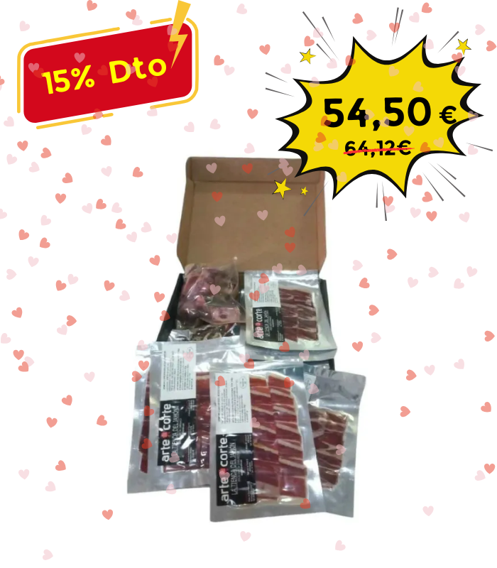 Paleta de Cebo 50% Ibérica Monesterio loncheado gratis