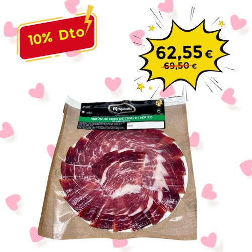 Jamón de cebo campo 50% Ibérico loncheado a cuchillo