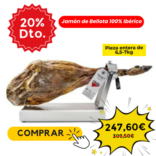 Jamón de Bellota 100% Ibérico pata negra