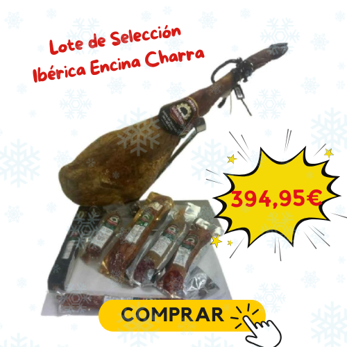 Cesta de navidad de paleta de bellota 50% Ibérica