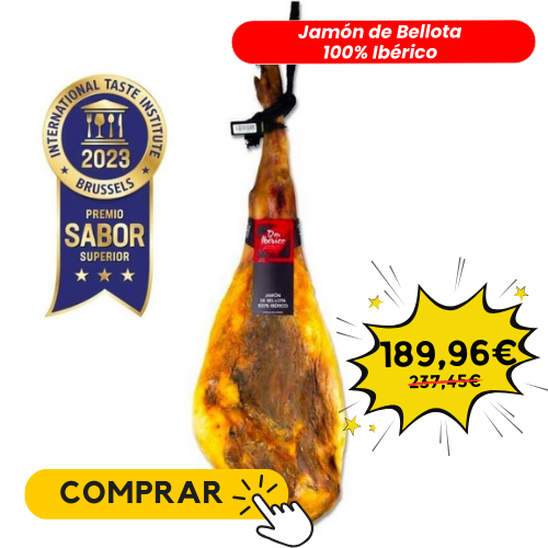 Jamón 100% ibérico de Bellota loncheado gratis