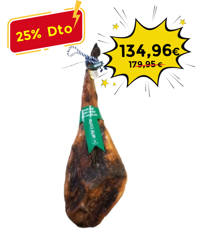 Jamón Cebo Campo 50% Ibérico Monesterio 