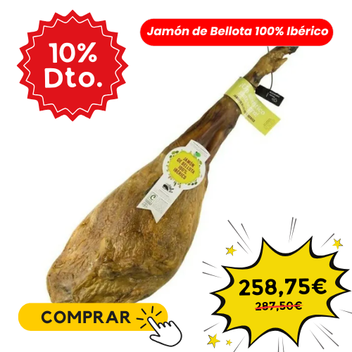 Jamón de bellota 100% Ibérico 